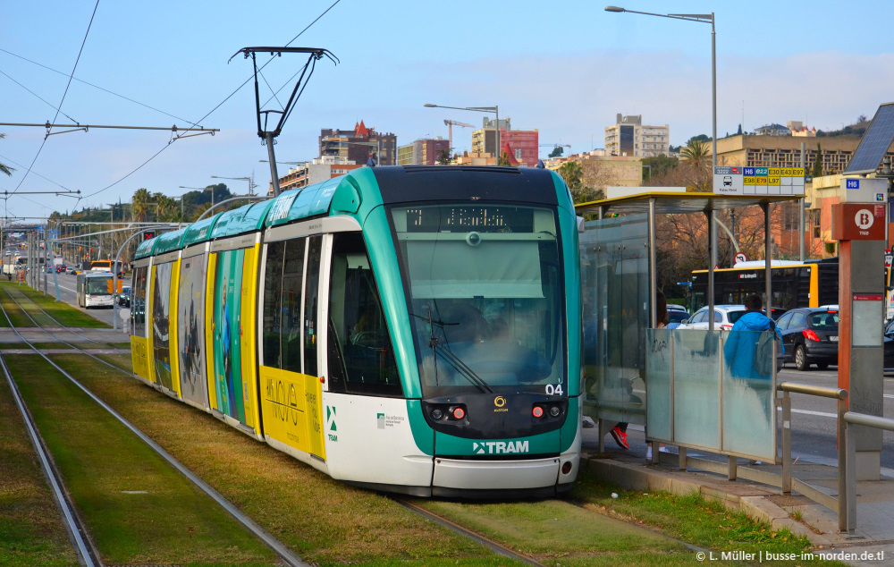 Барселона, Alstom Citadis 302 № 04