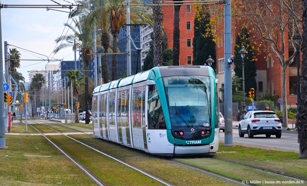 Барселона, Alstom Citadis 302 № 08