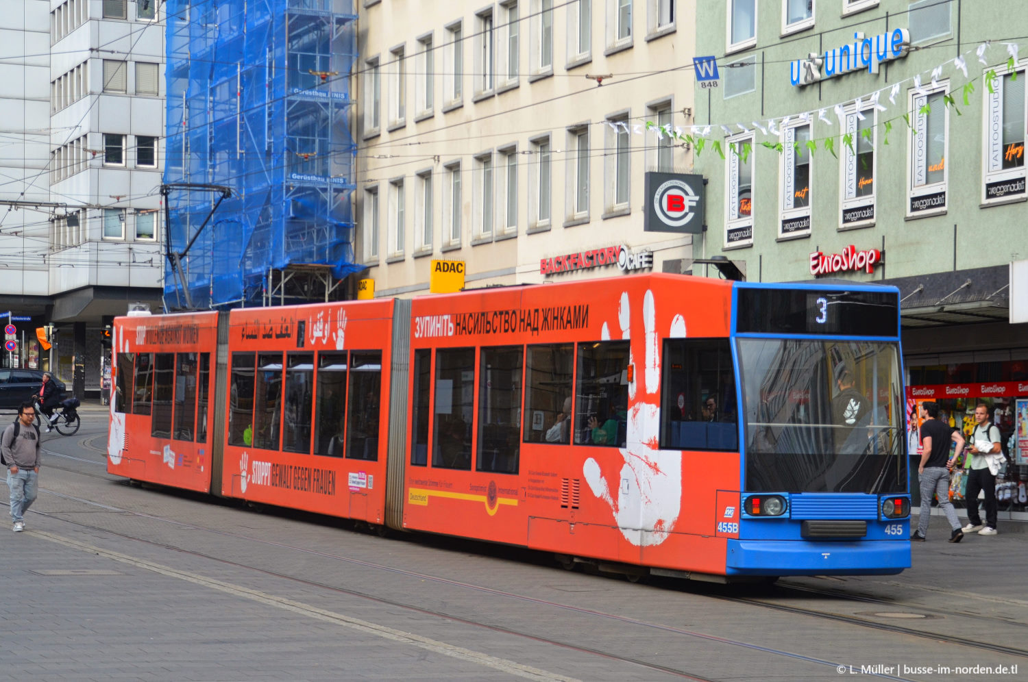 Кассель, Duewag NGT6C № 455