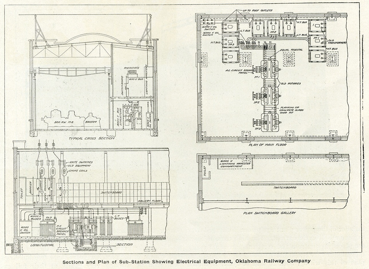 Oklahoma City — Article: General Features of the Oklahoma Railway (1912); Oklahoma City — Old Photos