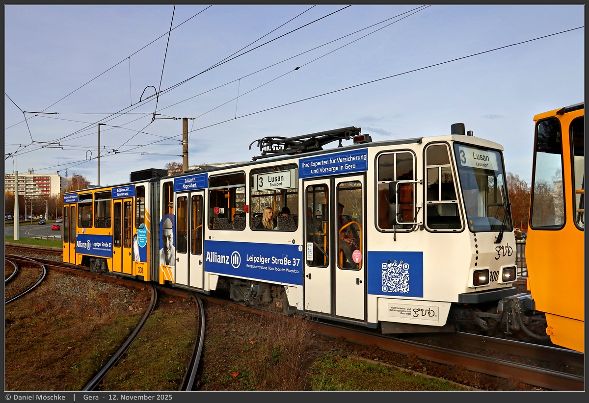 Гера, Tatra KT4DMC № 308