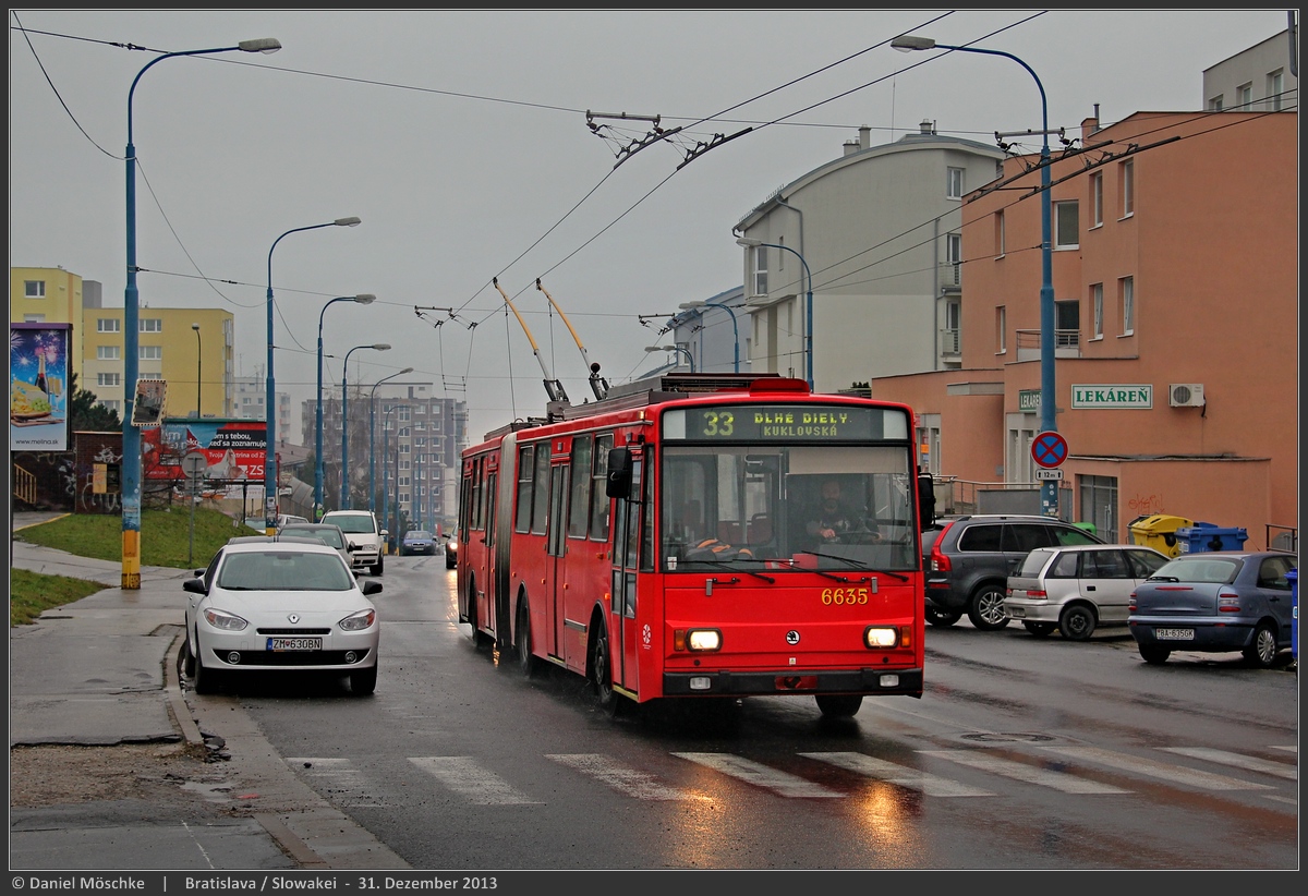 Pozsony, Škoda 15Tr13/6M — 6635