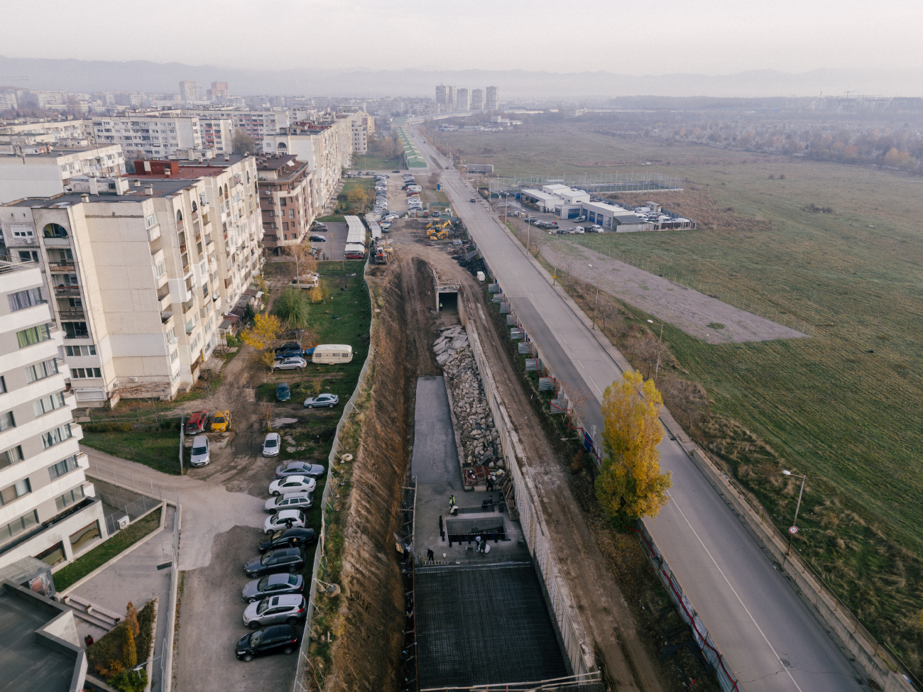 Софія — Строительство новой интермодальной станции на бульваре Панчо Владигерова — пересадочной станции на 1 и 2 диаметры метро и реконструкция метродепо «Обеля» — 2023 — 2026 гг.