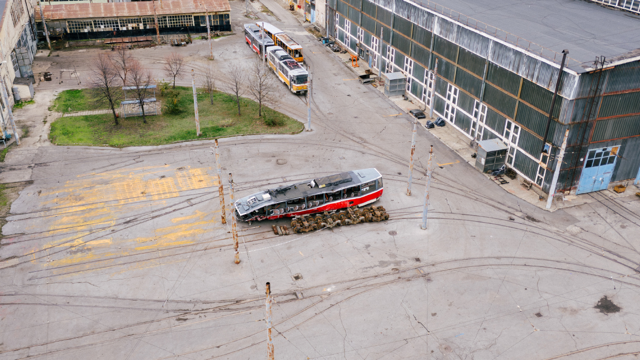 София, Tatra T6A5 № 4177; София — Трамваен ремонтен завод (Трамкар) — Трамвай