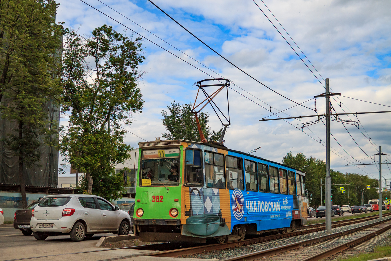 Пермь, 71-605 (КТМ-5М3) № 382