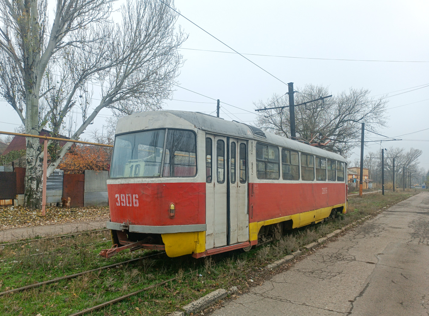 Donezk, Tatra T3SU (2-door) Nr. 3906