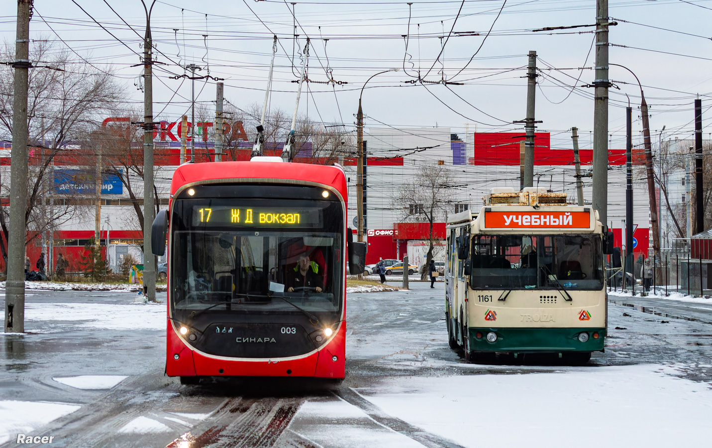 Chelyabinsk, Sinara 6254.00 # 003; Chelyabinsk, ZiU-682G-016.02 # 1161