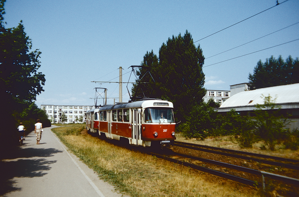 Шверин, Tatra T3D № 207; Шверин — Старые фотографии