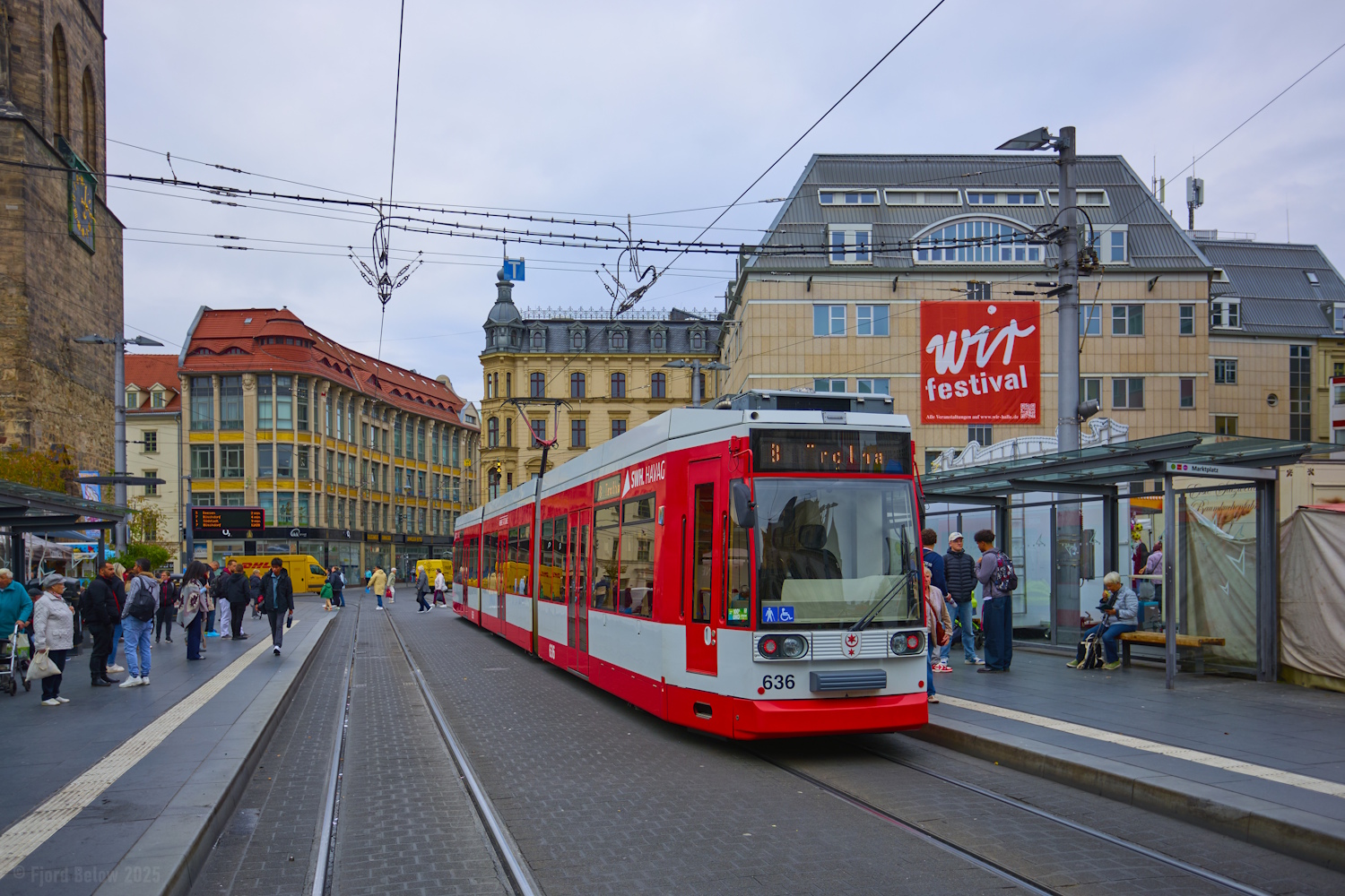 Halle, Duewag MGT6D Nr 636