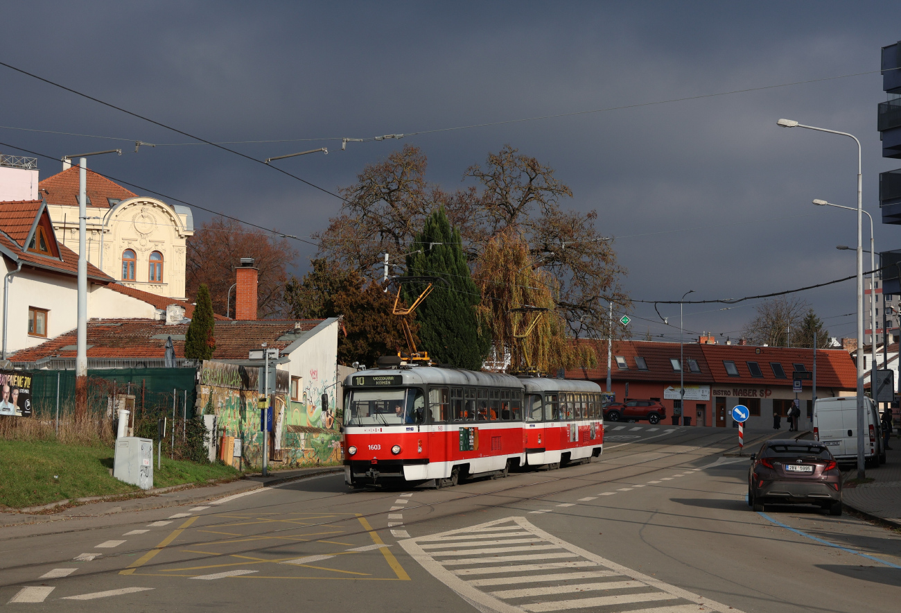 Brno, Tatra T3R.PV № 1603