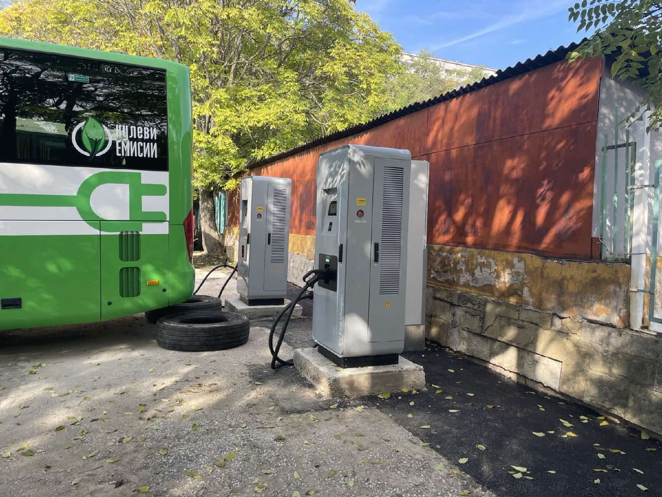 Габрово — Електробусен транспорт — Зарядни станции