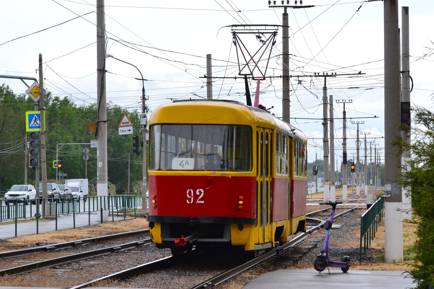 Волжский, Tatra T3SU № 92