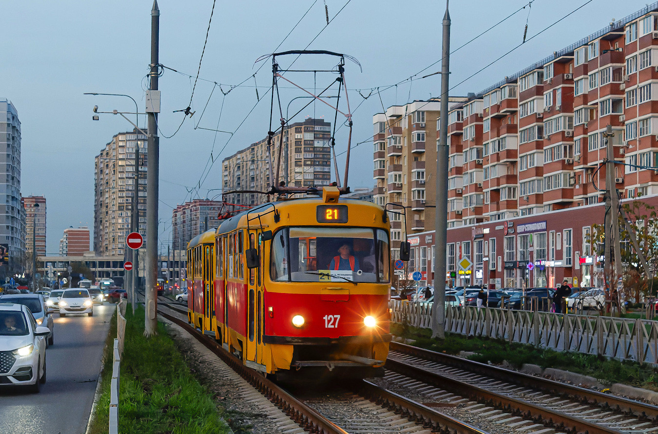 Краснодар, Tatra T3SU № 127
