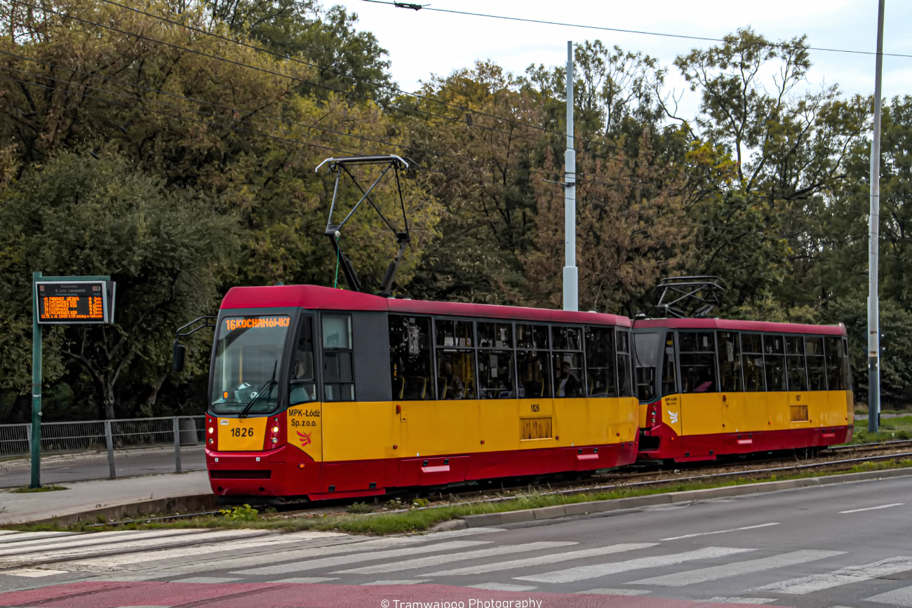 Лодзь, Konstal/MPK 805N-M14 № 1826