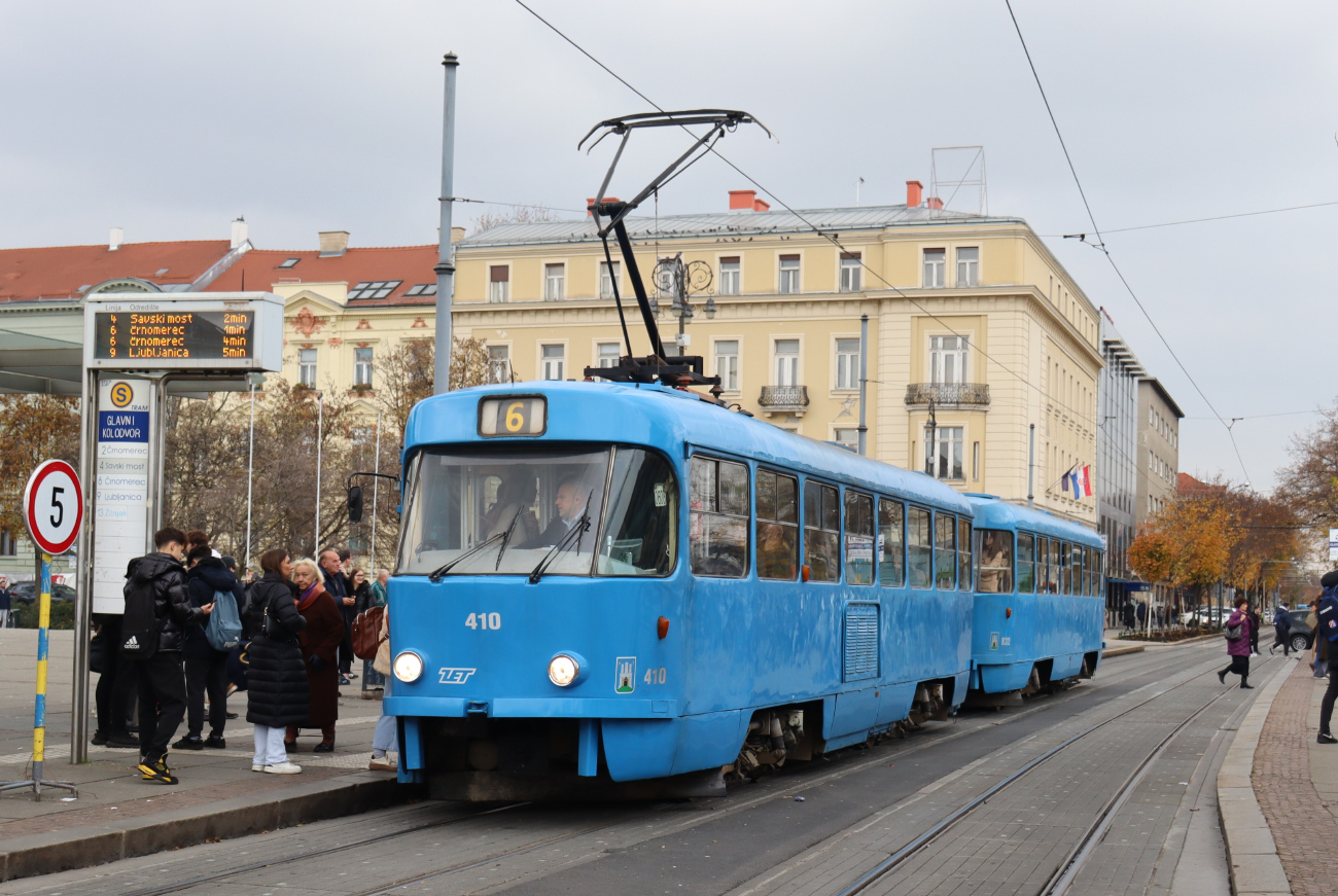 Загреб, Tatra T4YU № 410