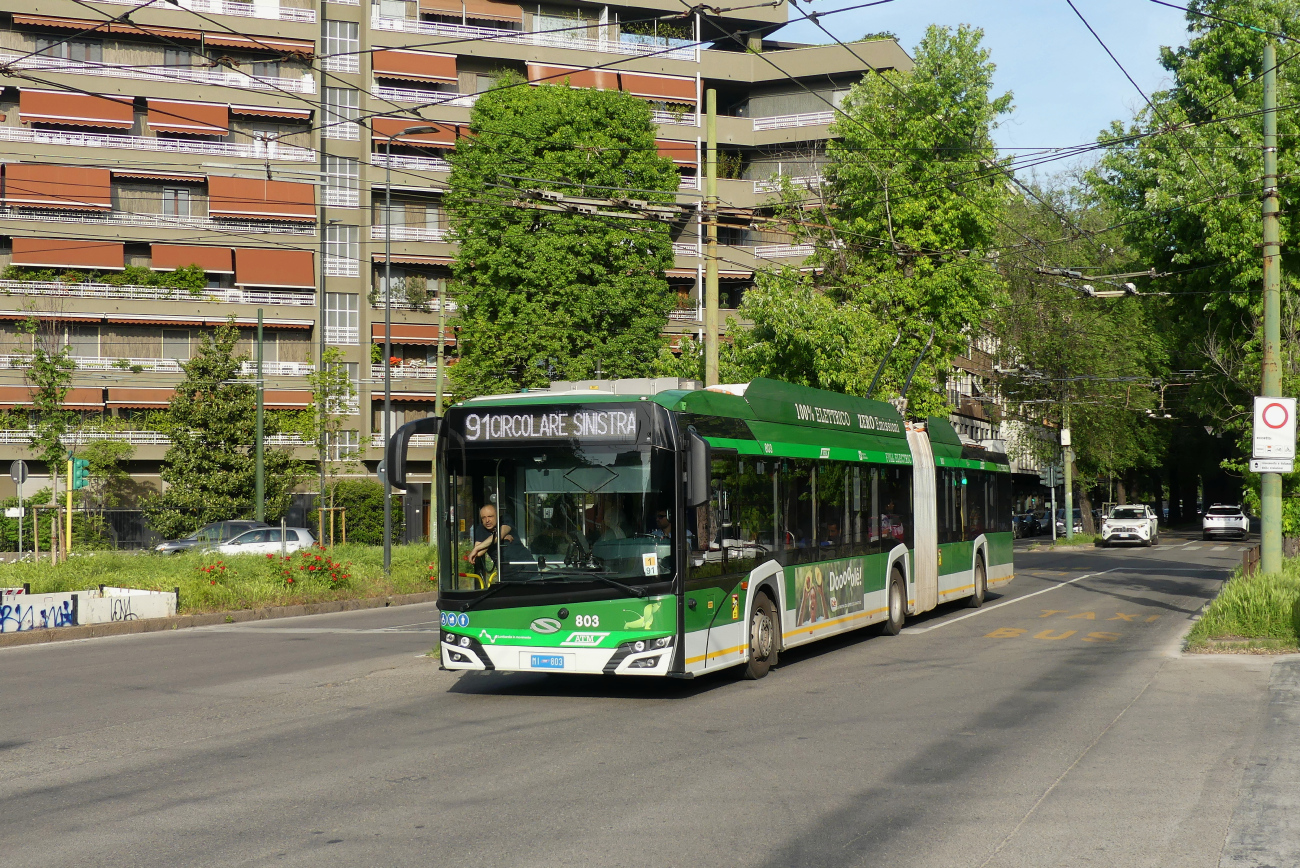 Милан, Solaris Trollino IV 18 Kiepe № 803