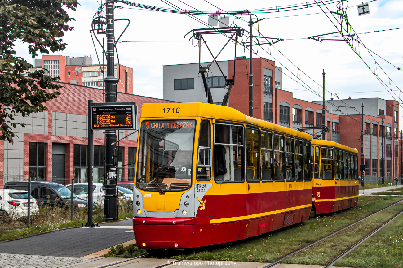 Лодзь, Konstal 805NaND № 1716