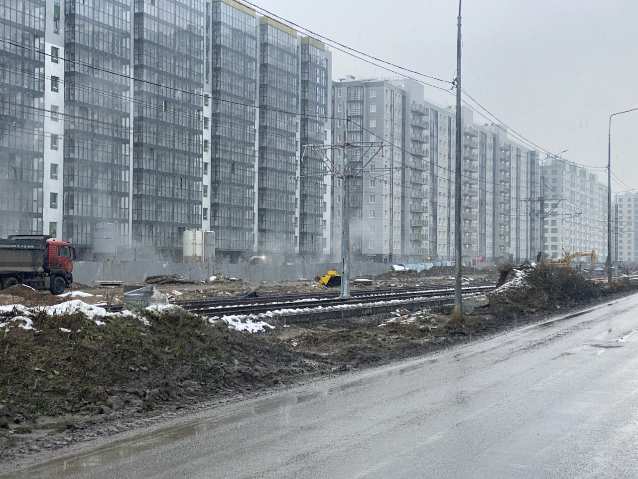 Saint-Petersburg — Construction of a tram system «Slavyanka»