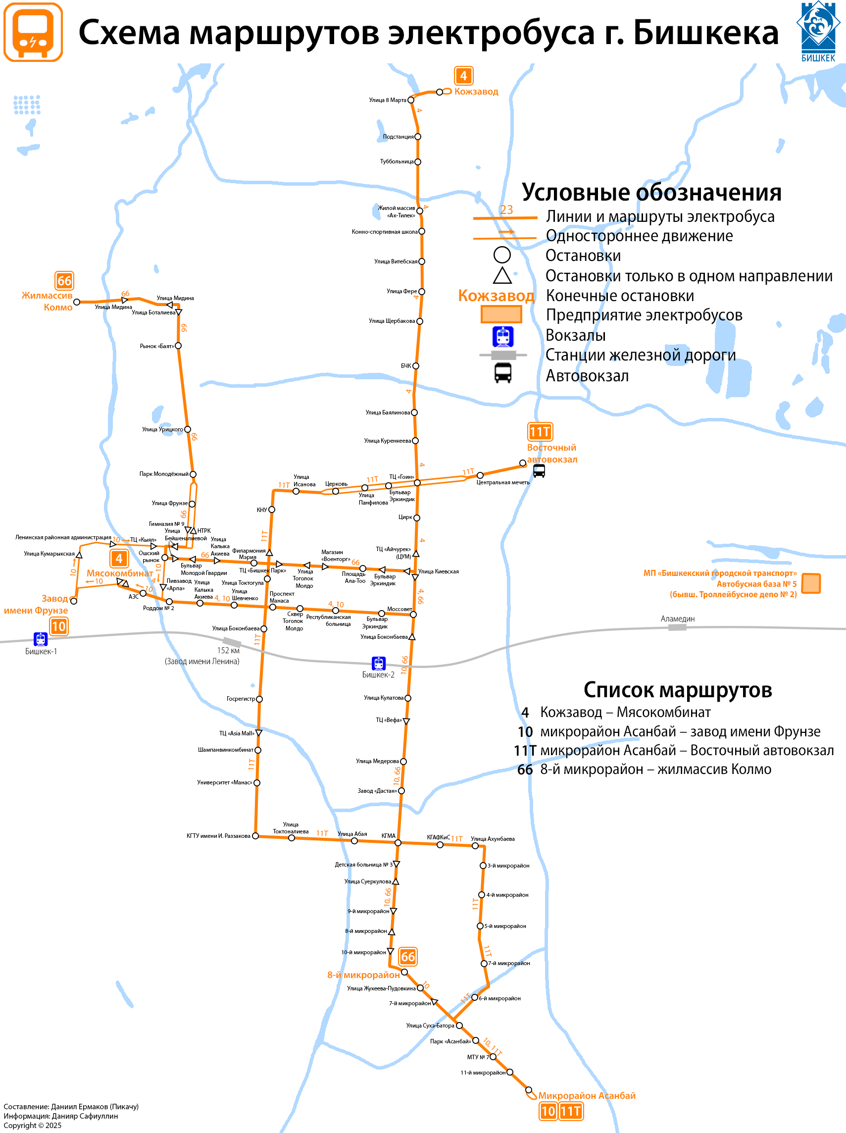 Бішкек — Maps