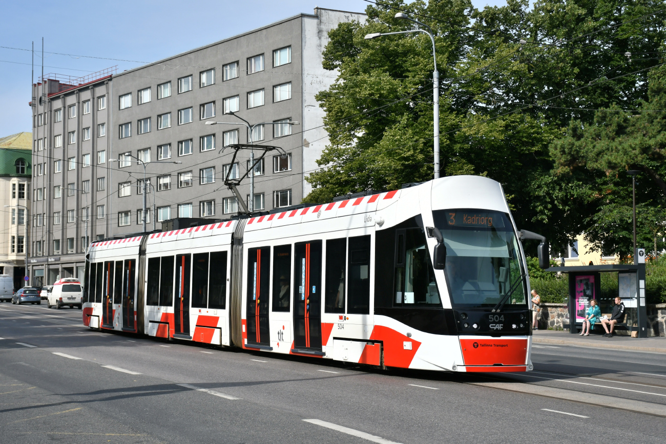Таллин, CAF Urbos AXL № 504