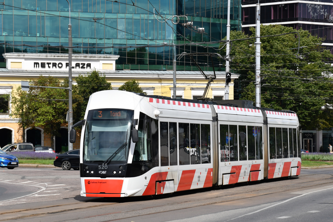 Таллин, CAF Urbos AXL № 520