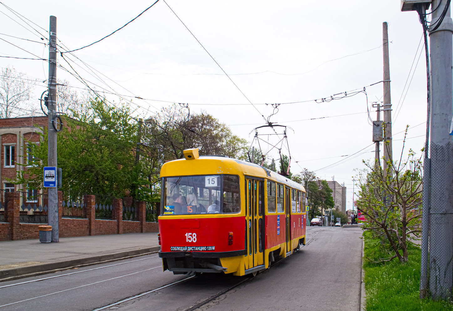 Краснодар, Tatra T3SU № 158