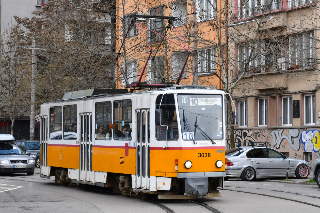 София, Tatra T6A2B № 3038
