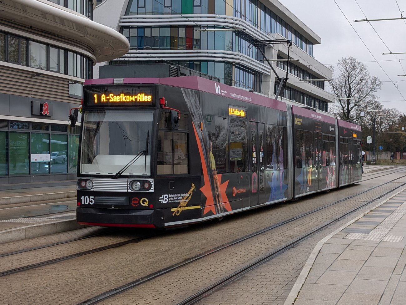 Бранденбург-на-Хафеле, Duewag MGT6D № 105