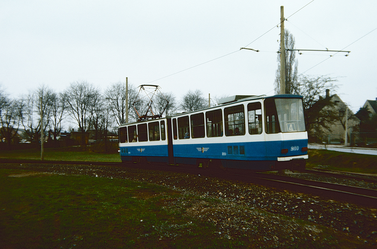 Plauen, Tatra KT4D N°. 209; Plauen — Old photos