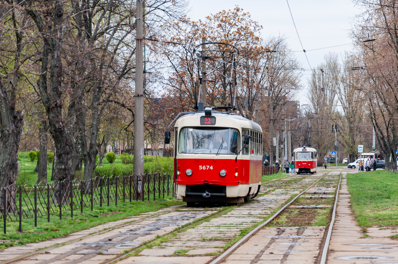 Киев, Tatra T3SUCS № 5674