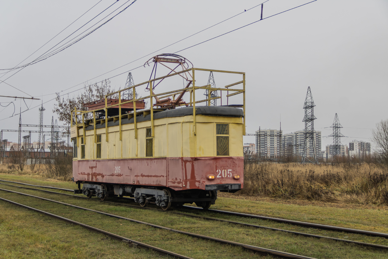 Коломна, КП моторный № 205; Коломна — Заказная поездка на вагоне КП моторный № 205 — 22.11.2025