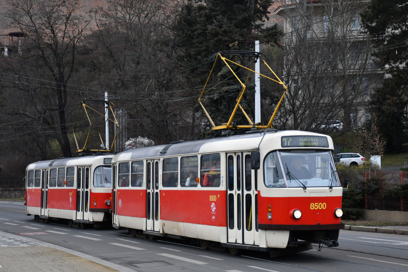 Прага, Tatra T3R.P № 8500