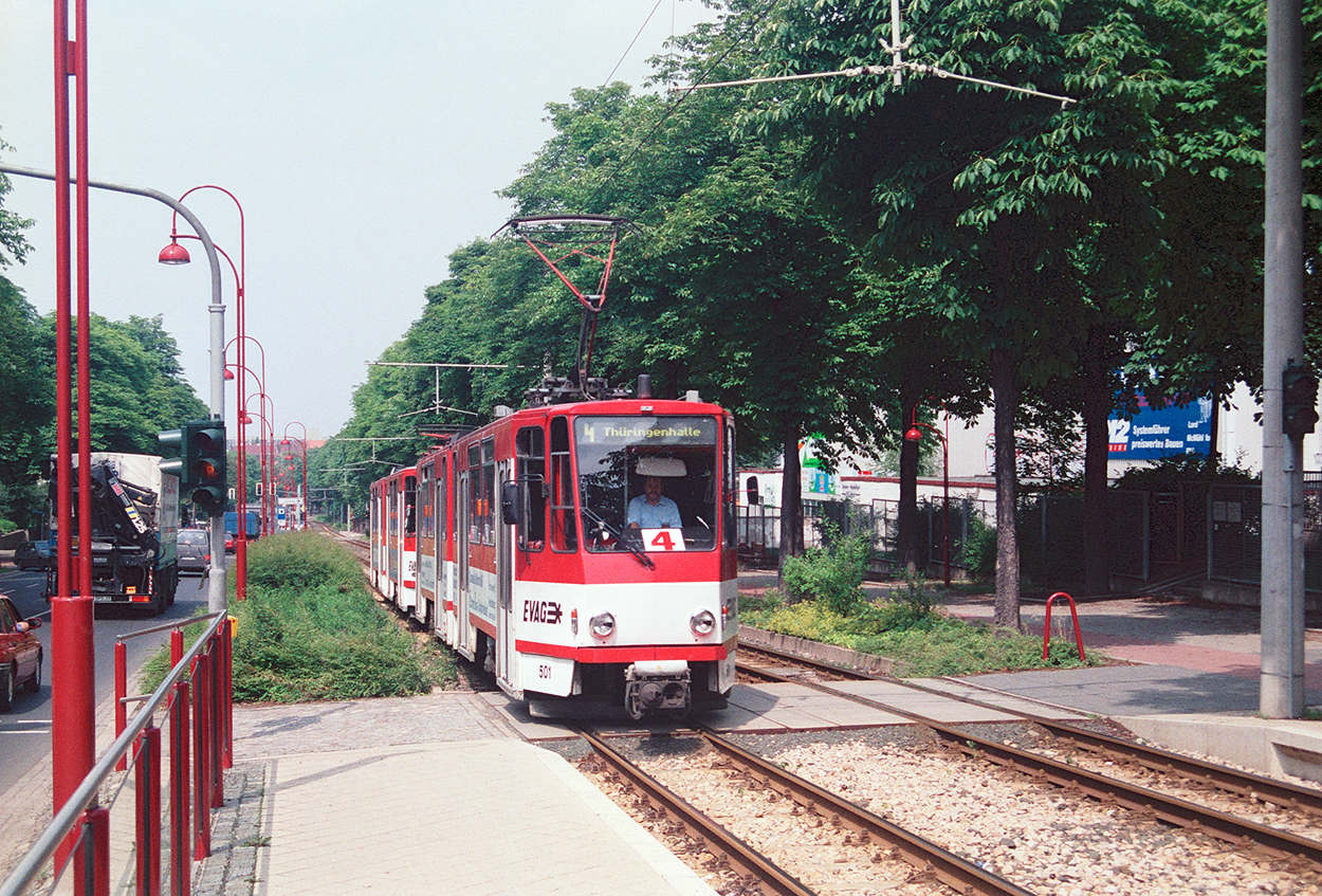 Эрфурт, Tatra KT4D № 501; Эрфурт — Старые фотографии