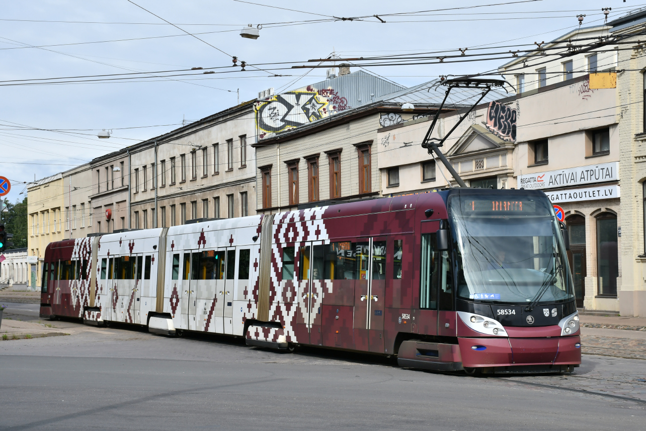 Рига, Škoda 15T2А ForCity Alfa Riga № 58534