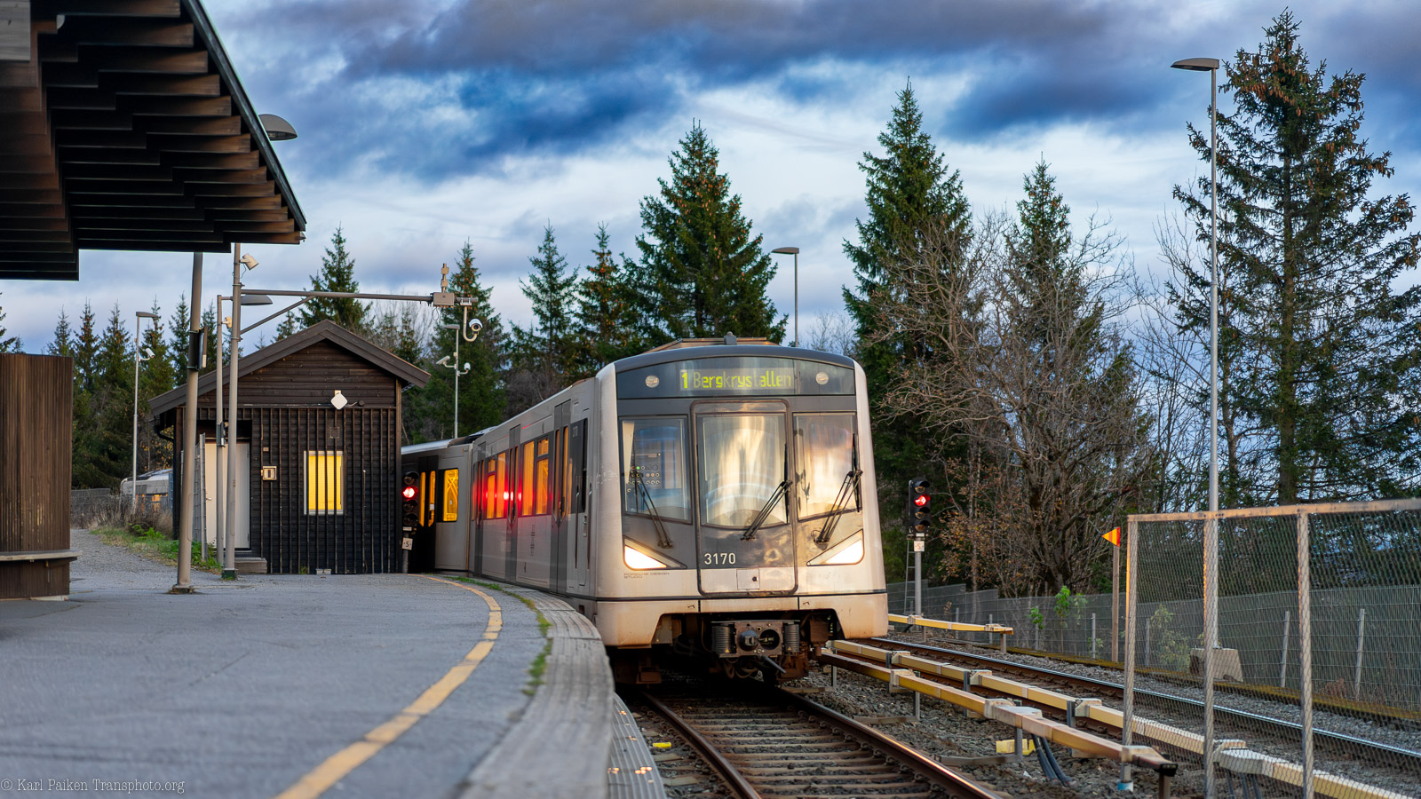 Oslo, Siemens MX3000 č. 3170; Oslo — Metro (T-banen) Lines and Infrastructure