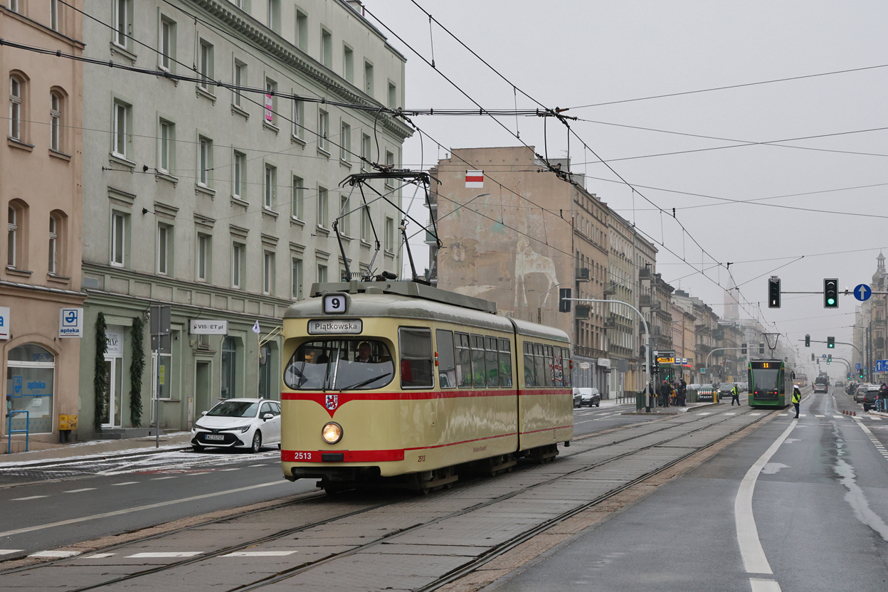Познань, Duewag GT6 № 2513; Познань — 145 лет общественному транспорту в Познани