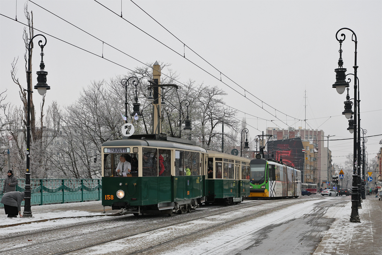 Познань, Fuchs KSW моторный № 158; Познань — 145 лет общественному транспорту в Познани