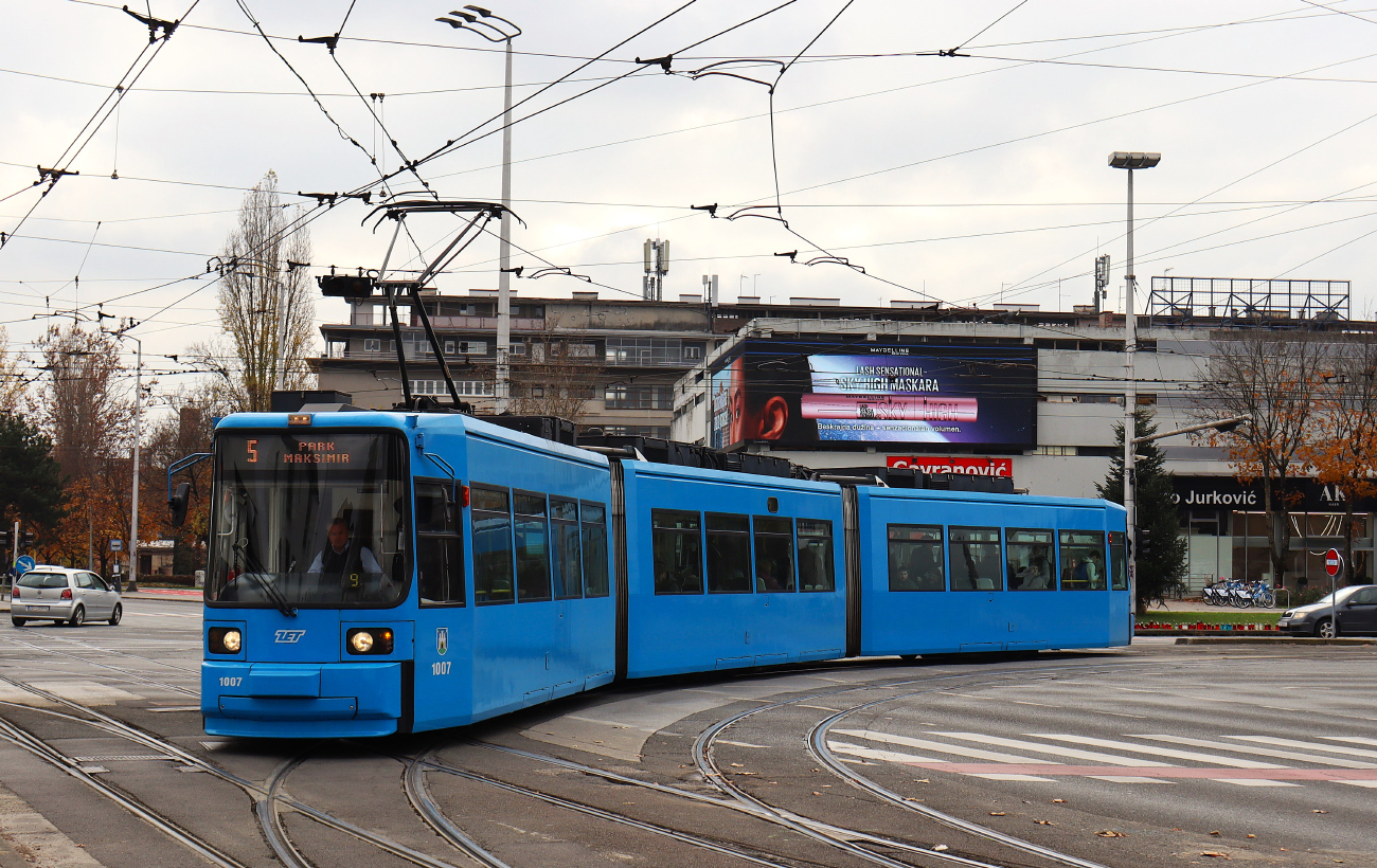 Загреб, Adtranz GT6M № 1007