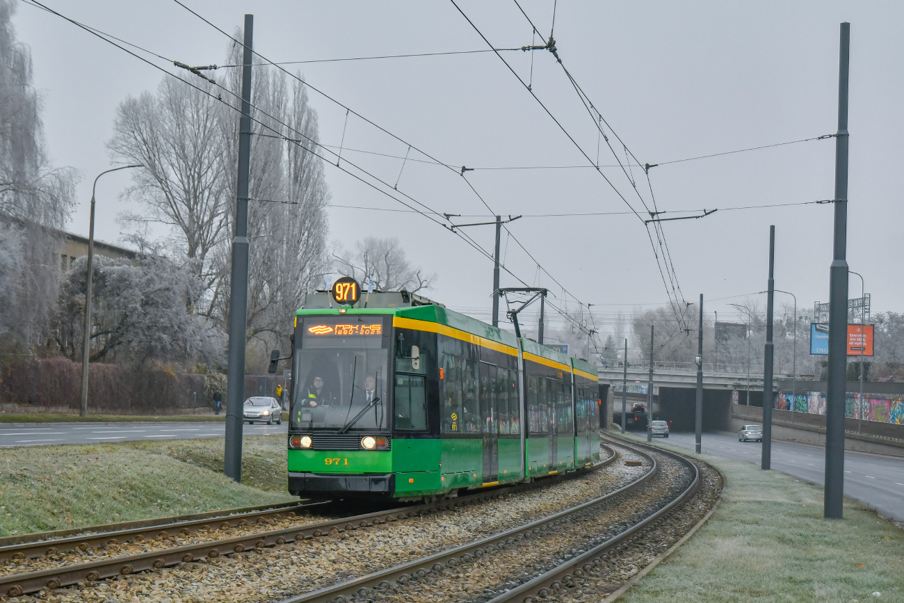 Poznań, Duewag R1.1 Nr 971; Poznań — 145 lat komunikacji miejskiej w Poznaniu