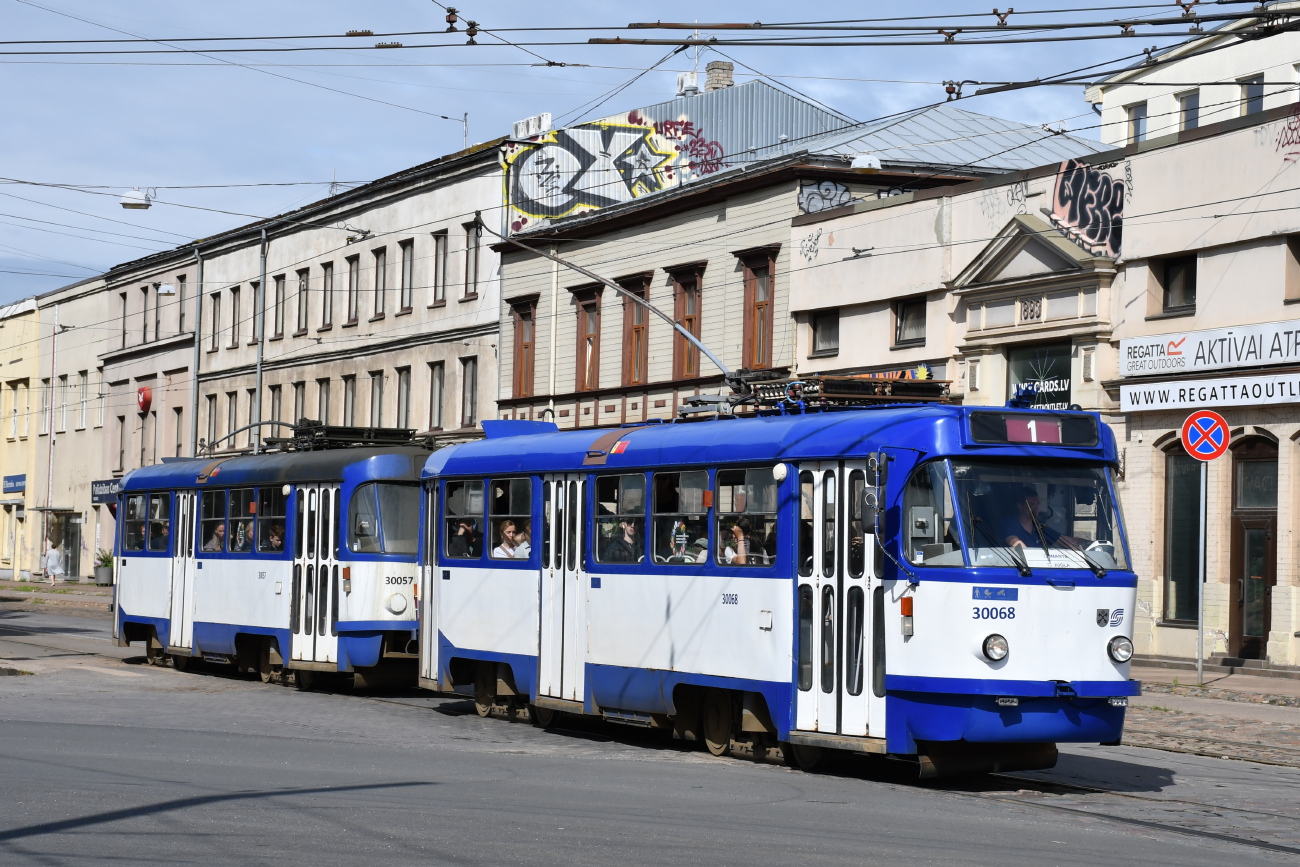 Рига, Tatra T3A № 30068