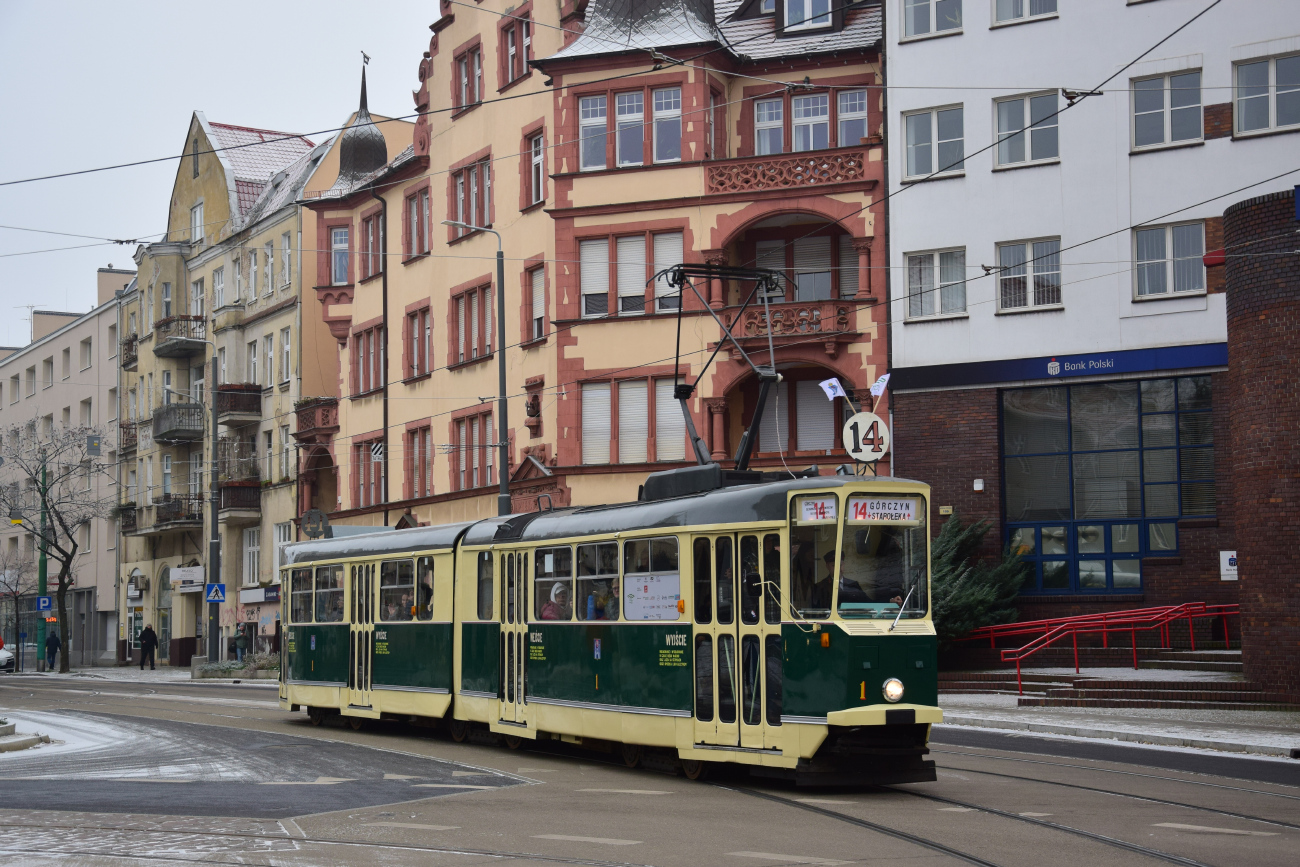 Познань, Konstal 102N № 1; Познань — 145 лет общественному транспорту в Познани