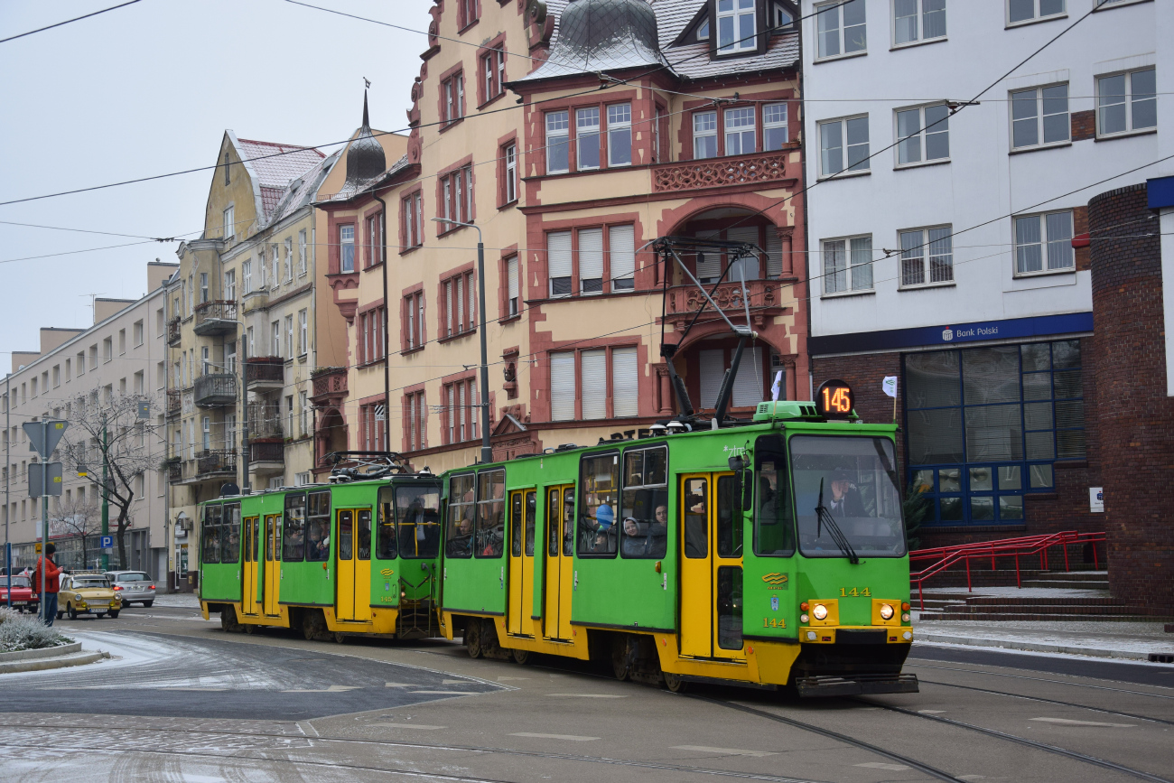 Poznań, Konstal 105Na Br. 144; Poznań — 145 anniversary of public transport in Poznań