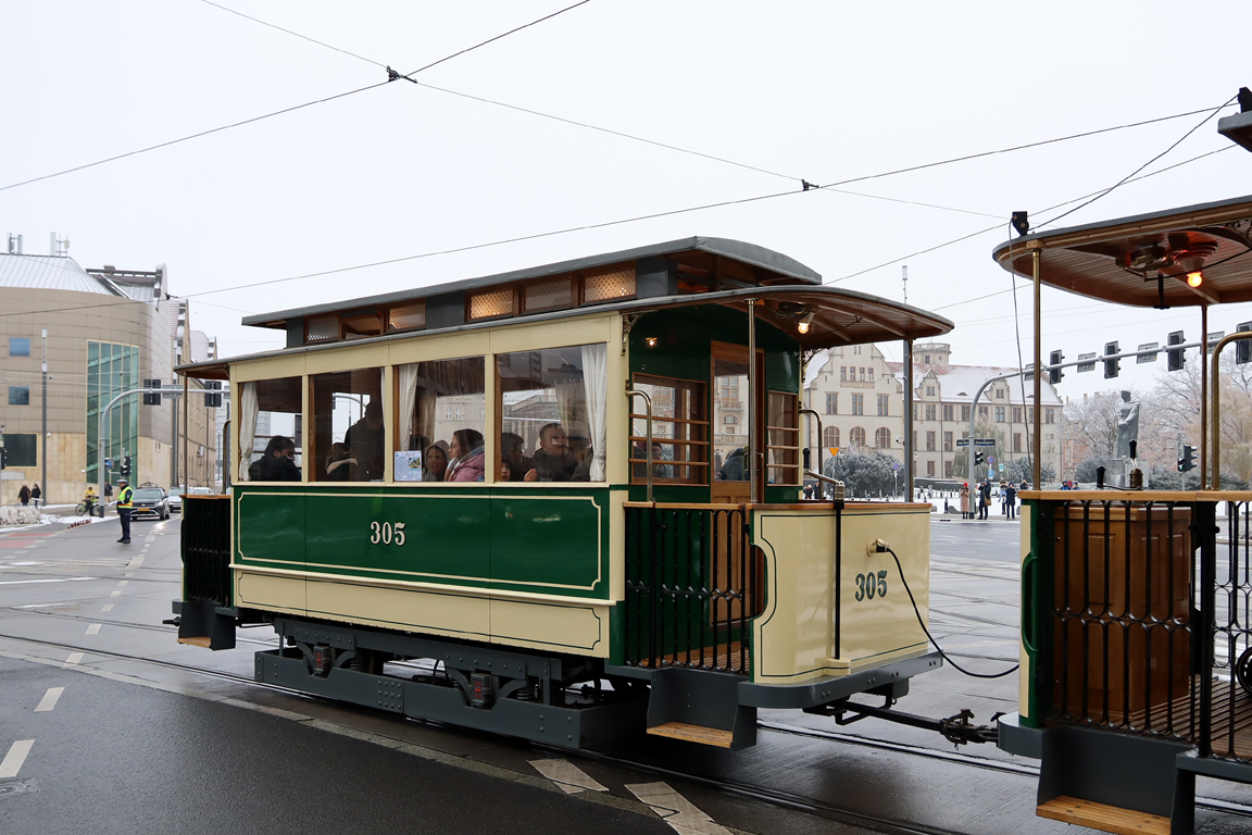 Познань, Двухосный прицепной Modertrans/Weyer № 305; Познань — 145 лет общественному транспорту в Познани
