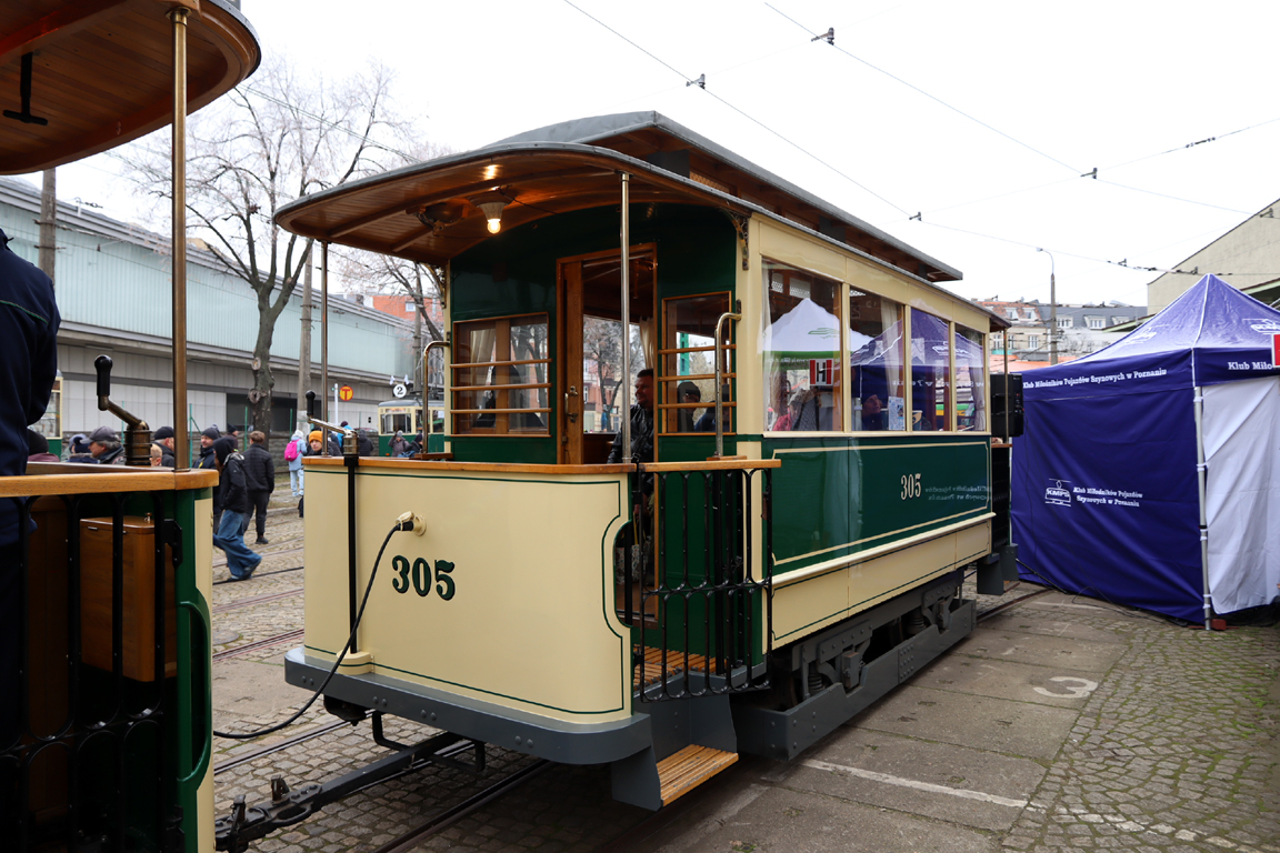 Познань, Двухосный прицепной Modertrans/Weyer № 305; Познань — 145 лет общественному транспорту в Познани