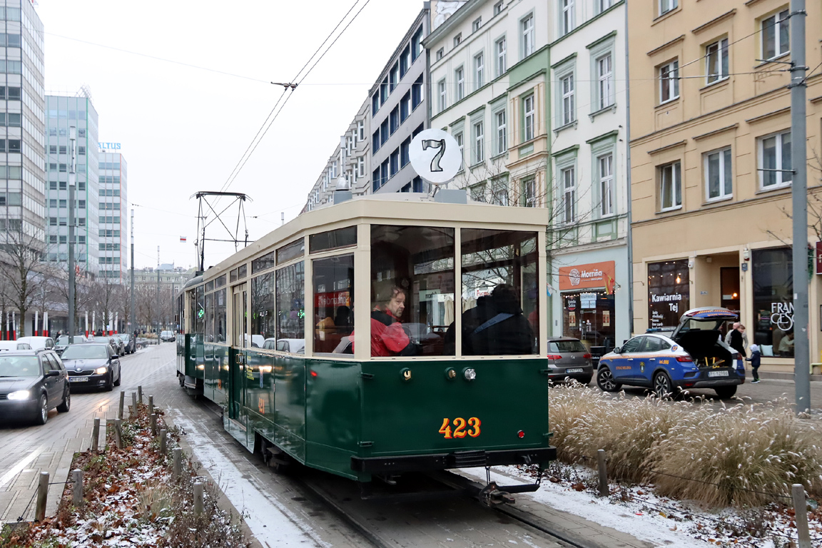 Poznań, Wismar S2D č. 423; Poznań — 145 anniversary of public transport in Poznań