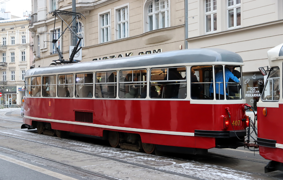Познань, Konstal 13N № 407; Познань — 145 лет общественному транспорту в Познани