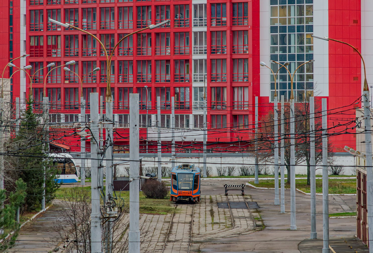 Москва — Трамвайные депо: [3] Краснопресненское. Новая территория в Строгино