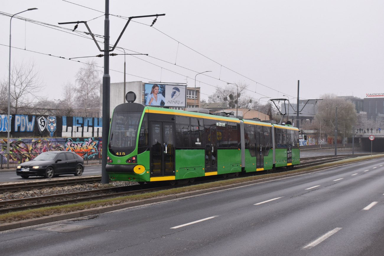 Познань, Modertrans Moderus Beta MF 02 AC № 415; Познань — 145 лет общественному транспорту в Познани