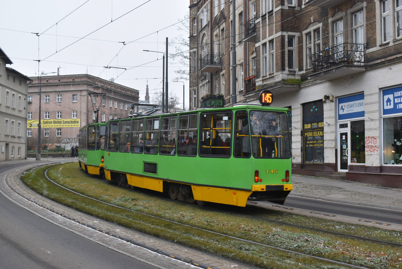 Познань, Konstal 105NaD № 145; Познань — 145 лет общественному транспорту в Познани
