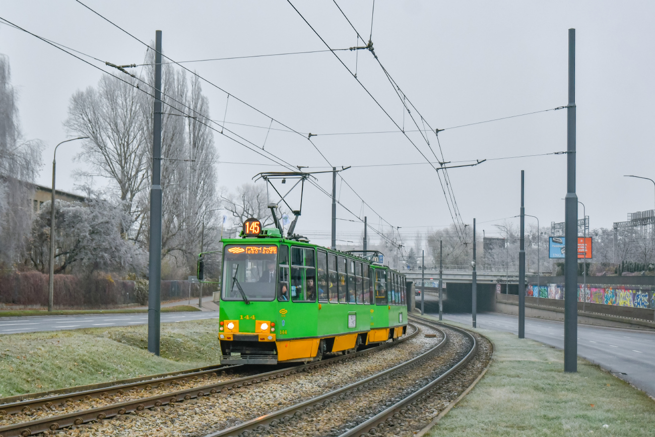 Poznań, Konstal 105Na č. 144; Poznań — 145 anniversary of public transport in Poznań